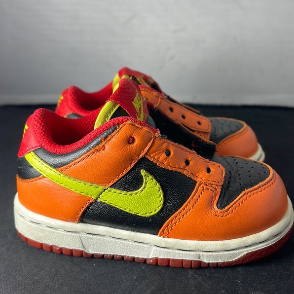 Nike DUNK LOW GS 'ORANGE BLAZE CACTUS'  Baby/Toddler Size 5C RARE - Picture 1 of 14